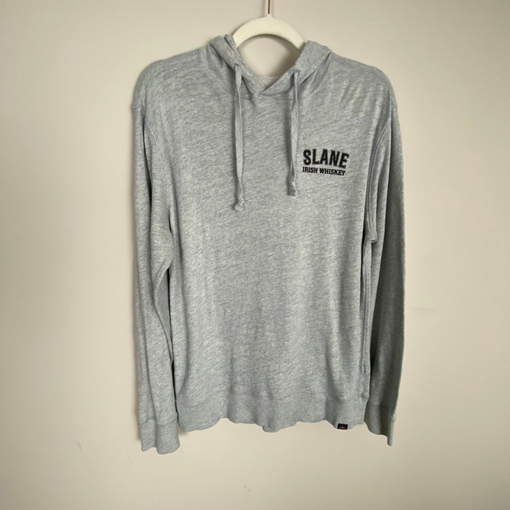 Faherty Slane Irish Whiskey Hoodie Mens Medium Organic Cotton Graphic Pullover